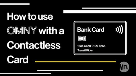 does contactless card work on buses|omny contactless card example.